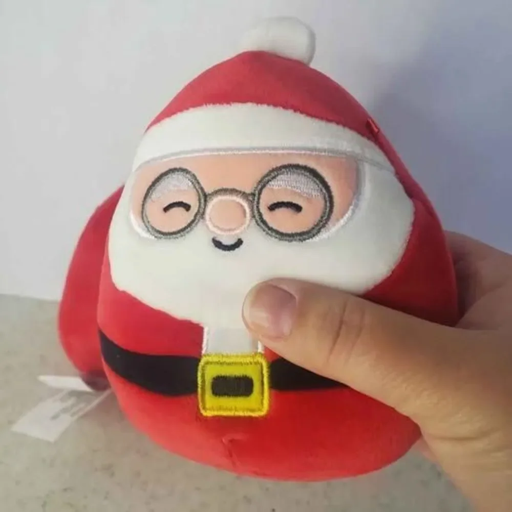 Squishmallows Santa Plush Lot of 2 Small 5” Christmas Holiday Soft Stuffed EUC